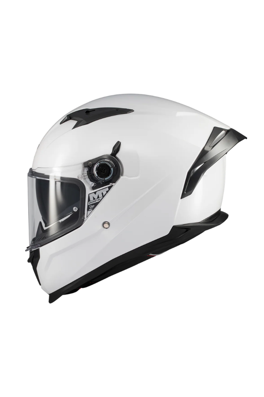Casco MT BRAKER SV PURE A0 Blanco Brillo