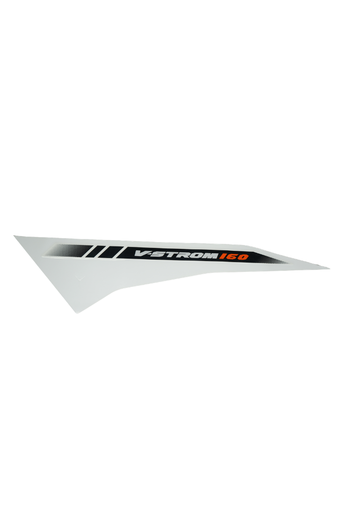 Cargue la imagen en el visor de la galería, Calcomanía Derecha Para Suzuki V-STROM 160 Blanca
