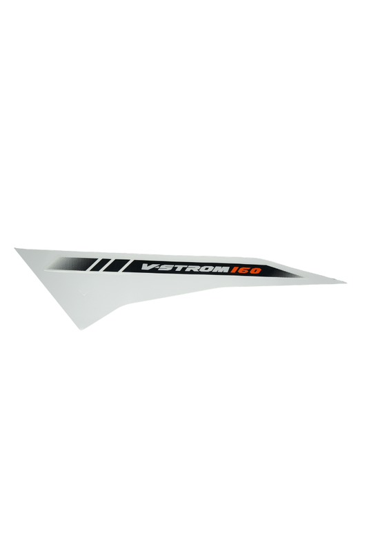 Calcomanía Derecha Para Suzuki V-STROM 160 Blanca