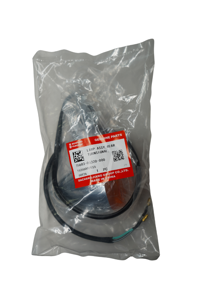 Cargue la imagen en el visor de la galería, Direccional Trasera Derecha Para Suzuki GN 125 Genuina.
