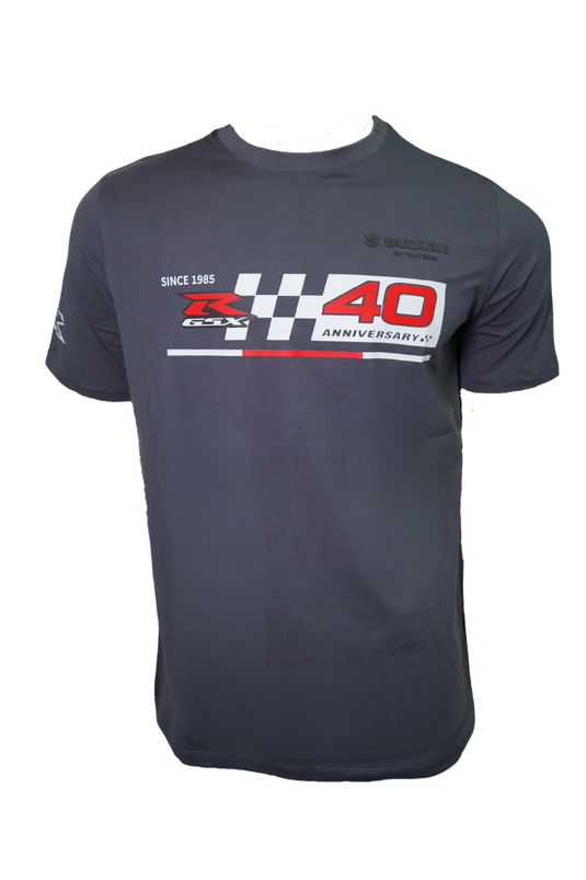 Camiseta Suzuki GSXR 40th Aniversary- Gris