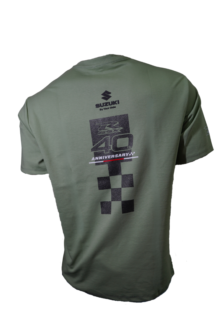 Cargue la imagen en el visor de la galería, Camiseta Suzuki GSXR 40th Aniversary - Verde Menta
