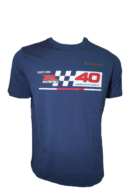 Camiseta Suzuki GSXR 40th Aniversary- Azul