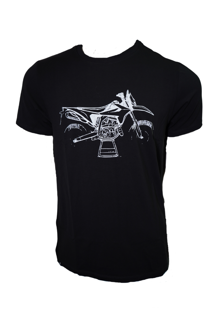 Cargue la imagen en el visor de la galería, Camiseta Suzuki DRZ4 - Negra
