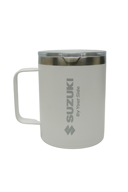 Taza Térmica de Acero Inoxidable Suzuki con Tapa Antiderrames