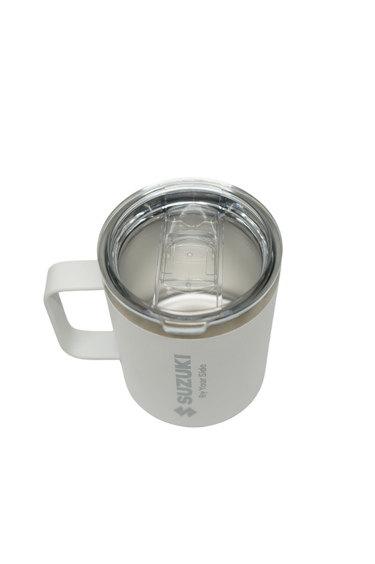 Taza Térmica de Acero Inoxidable Suzuki con Tapa Antiderrames