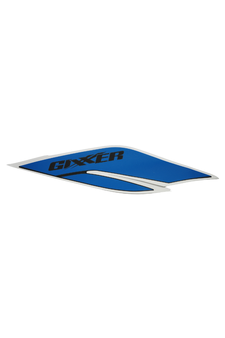 Cargue la imagen en el visor de la galería, Calcomanía Lateral Izquierda Para Suzuki GIXXER 150 Color Azul 2027 Genuina.
