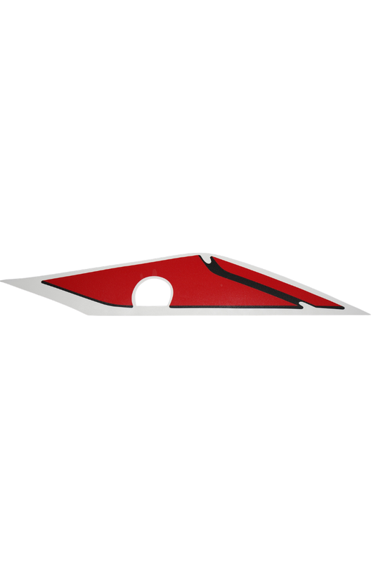 Calcomanía Lateral Izquierda Para Suzuki GIXXER 150 Color Gris-Rojo 2027 Genuina