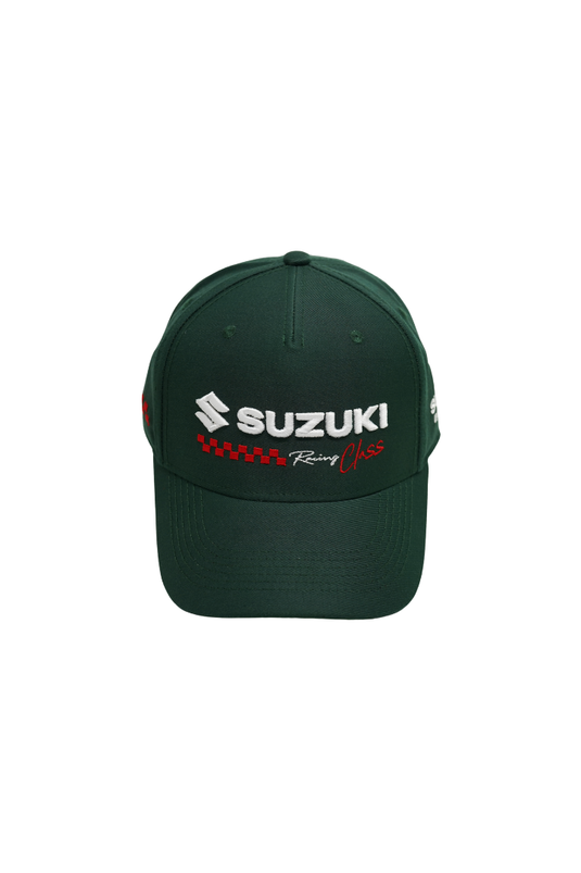 Gorra Suzuki Racing Class Verde Oscuro