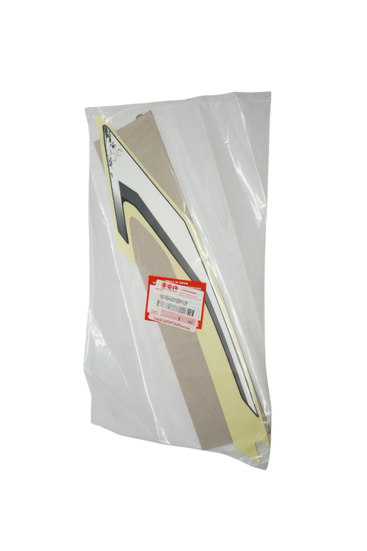 Calcomanía Tapa Lateral Trasera Derecha Para Suzuki DR 150 ABS Carburada 2027 Negra