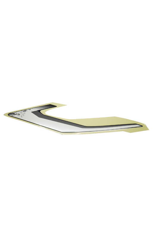 Calcomanía Tapa Lateral Trasera Izquierda Para Suzuki DR 150 ABS Carburada 2027 Negra.