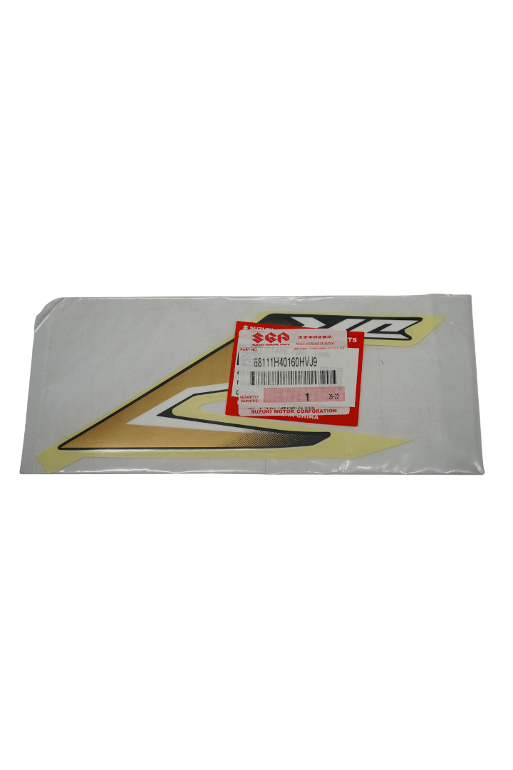 Cargue la imagen en el visor de la galería, Calcomanía Inferior Tapa Tanque Derecha Para Suzuki DR 150 ABS Carburada 2027 Negra
