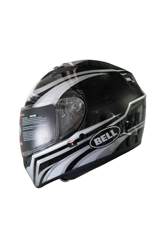 Casco Bell Qualifer Conduit Negro - Blanco - Brillante