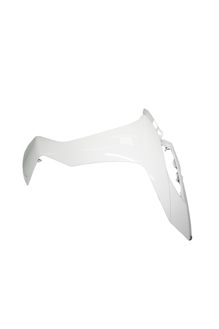 Cargue la imagen en el visor de la galería, Guardapierna Izquierda Blanca Para Suzuki LETS 110 Genuina
