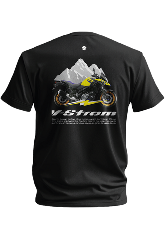 Camiseta Suzuki V-STROM Color Negro