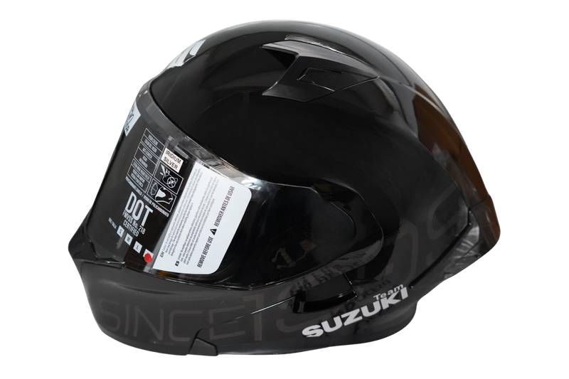 Cargue la imagen en el visor de la galería, Casco Abatible Suzuki Negro / Gris Certificación DOT
