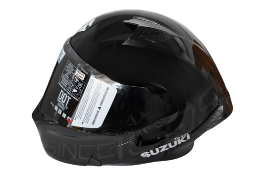 Casco Abatible Suzuki Negro / Gris Certificación DOT